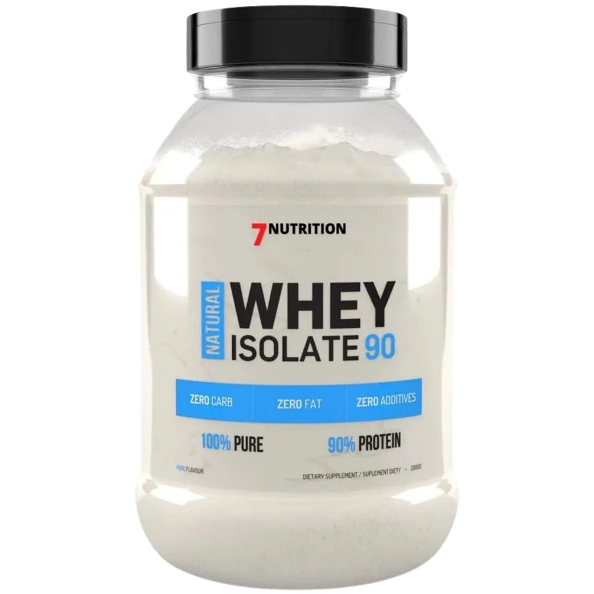 7Nutrition Natural Whey Isolate 90 Protein Supplement - 1000 g