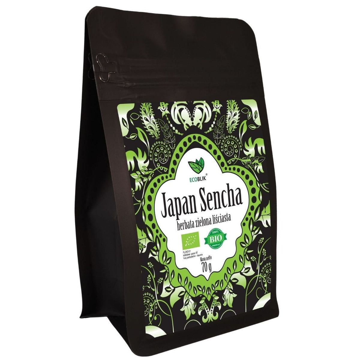 Aliness Japan Sencha Organic Loose Leaf Tea - 70 g