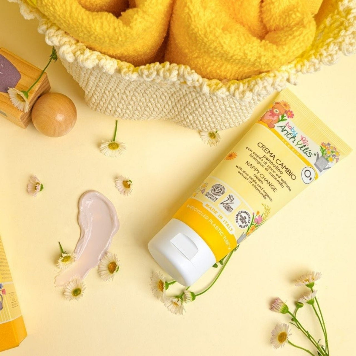 Anthyllis Baby Body Cream Moisturising & Soothing Chamomile & Rice - 100 ml