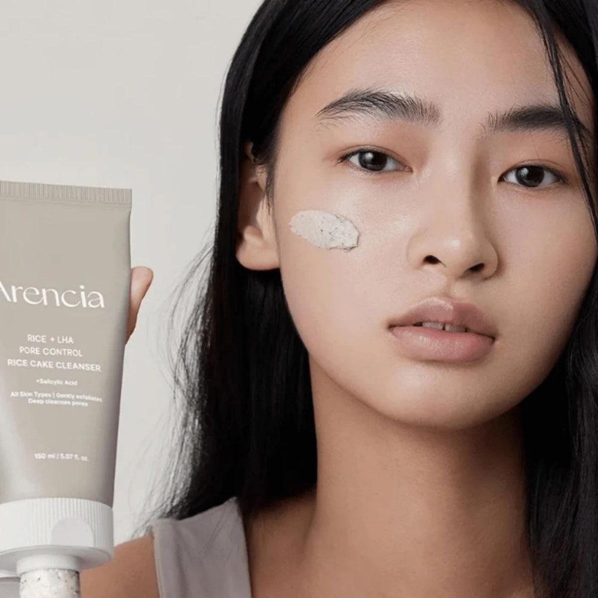 Arencia Rice + LHA Pore Control Rice Cake Cleanser - 150 g