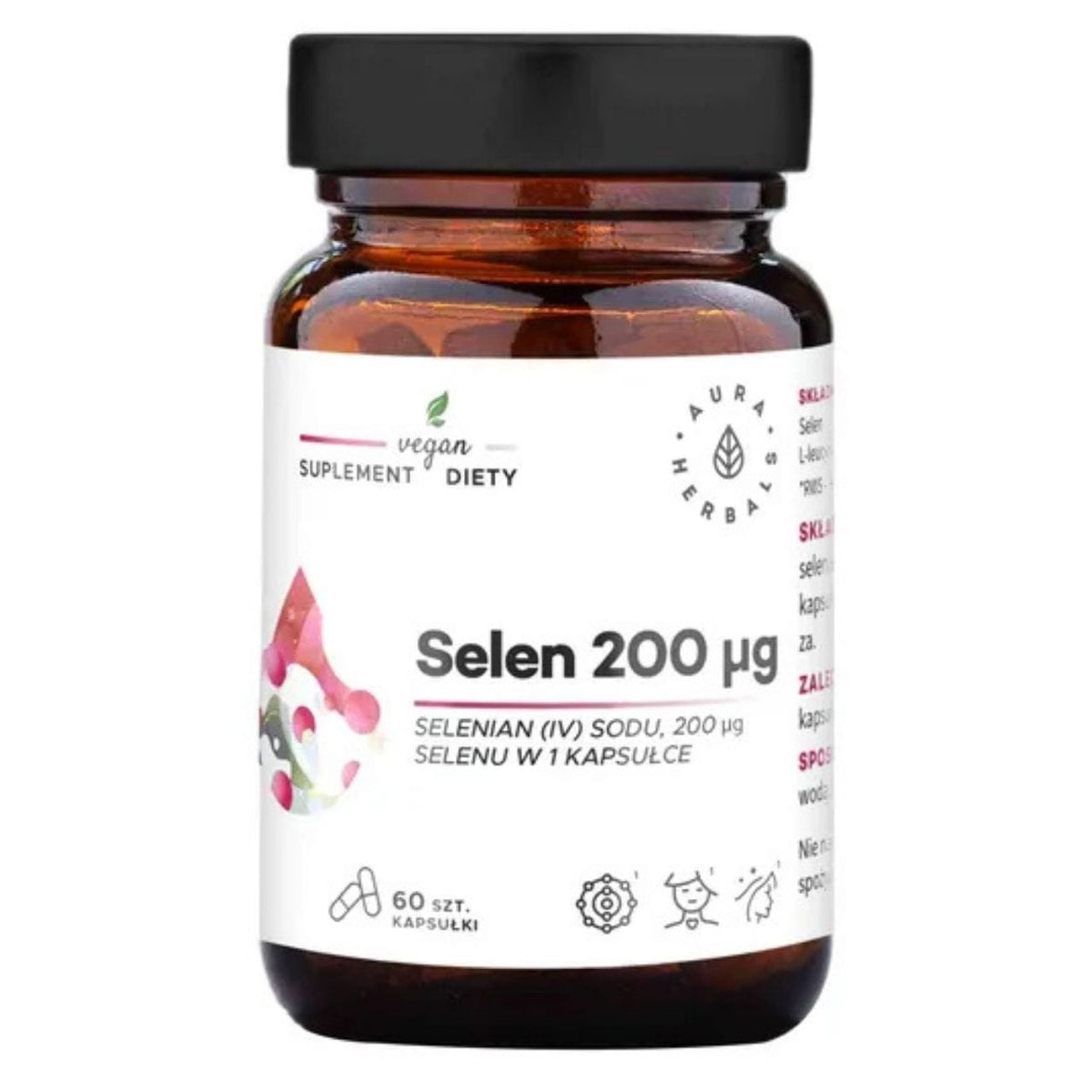 Aura Herbals Selenium 200 mcg - 60 Capsules
