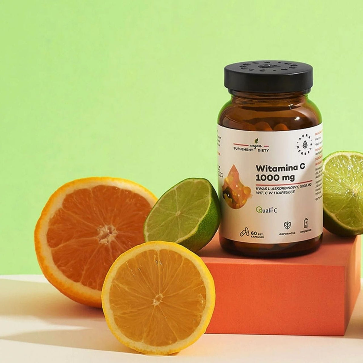 Aura Herbals Vitamin C 1000 mg - 60 Capsules