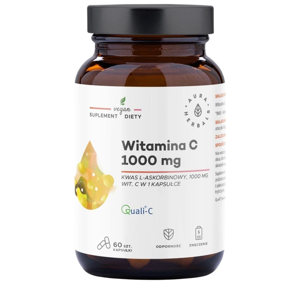 Aura Herbals Vitamin C 1000 mg - 60 Capsules