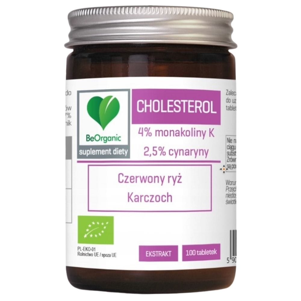 BeOrganic Cholesterol BIO (Red Rice, Artichoke) - 100 Tablets