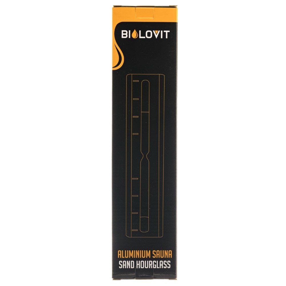 Bilovit Aluminium Sauna Hourglass, Black - 1 Piece
