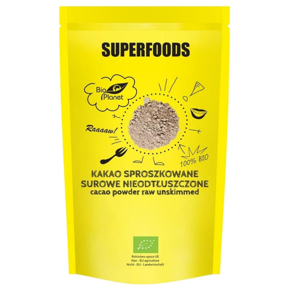 Bio Planet Organic Raw Cocoa Powder – 150 g