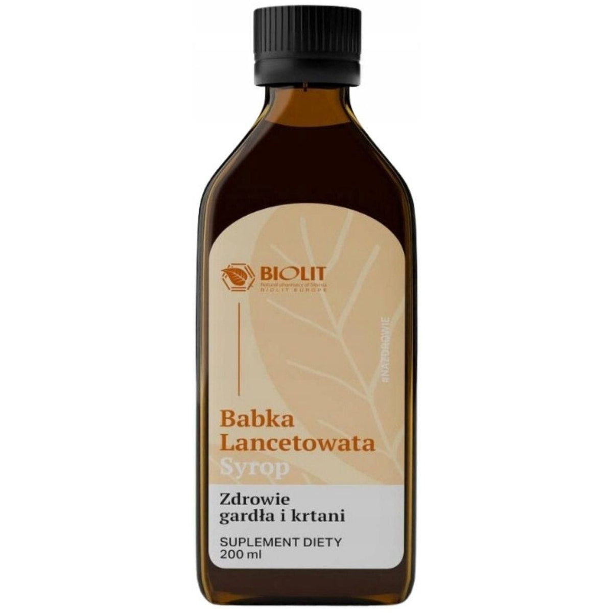 Biolit Ribwort Plantain, Syrup - 200 ml