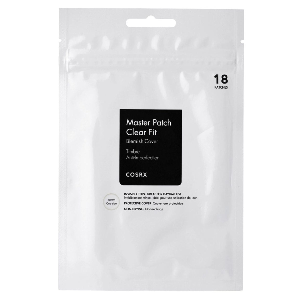COSRX Master Patch Clear Fit Invisible Acne Patches - 18 Patches
