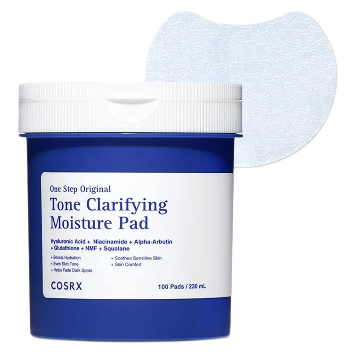 COSRX One Step Original Tone Clarifying Moisture Pad - 100 Pads
