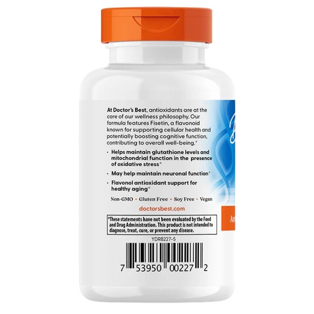 Doctor's Best Fisetin with Novusetin 100 mg - 30 Veg Capsules