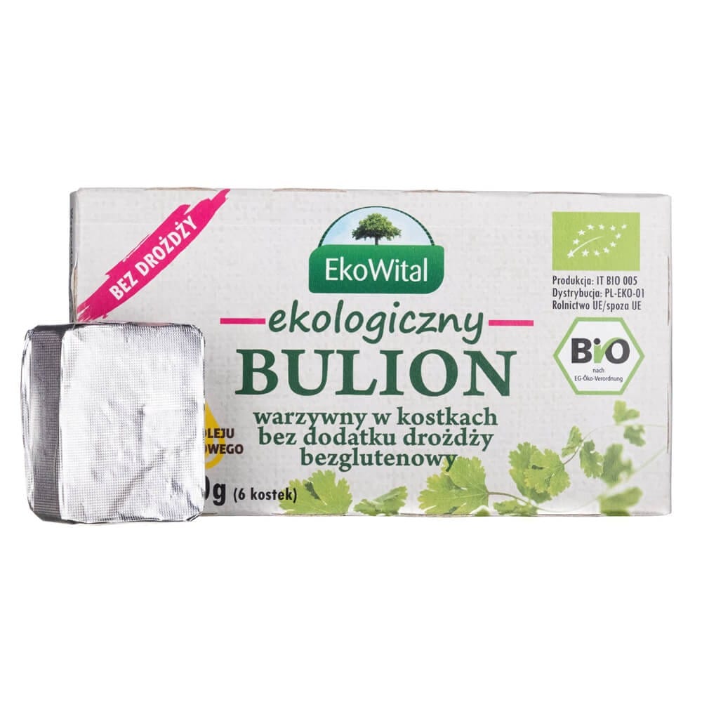 EkoWital Organic Vegetable Stock Cubes - 60 g