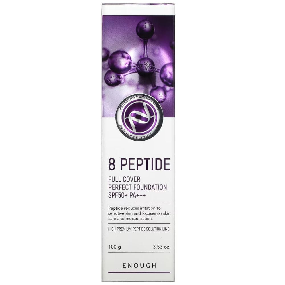 Enough 8 Peptide Full Cover Perfect Foundation SPF 50+ PA+++ Shade 13 - 100 ml