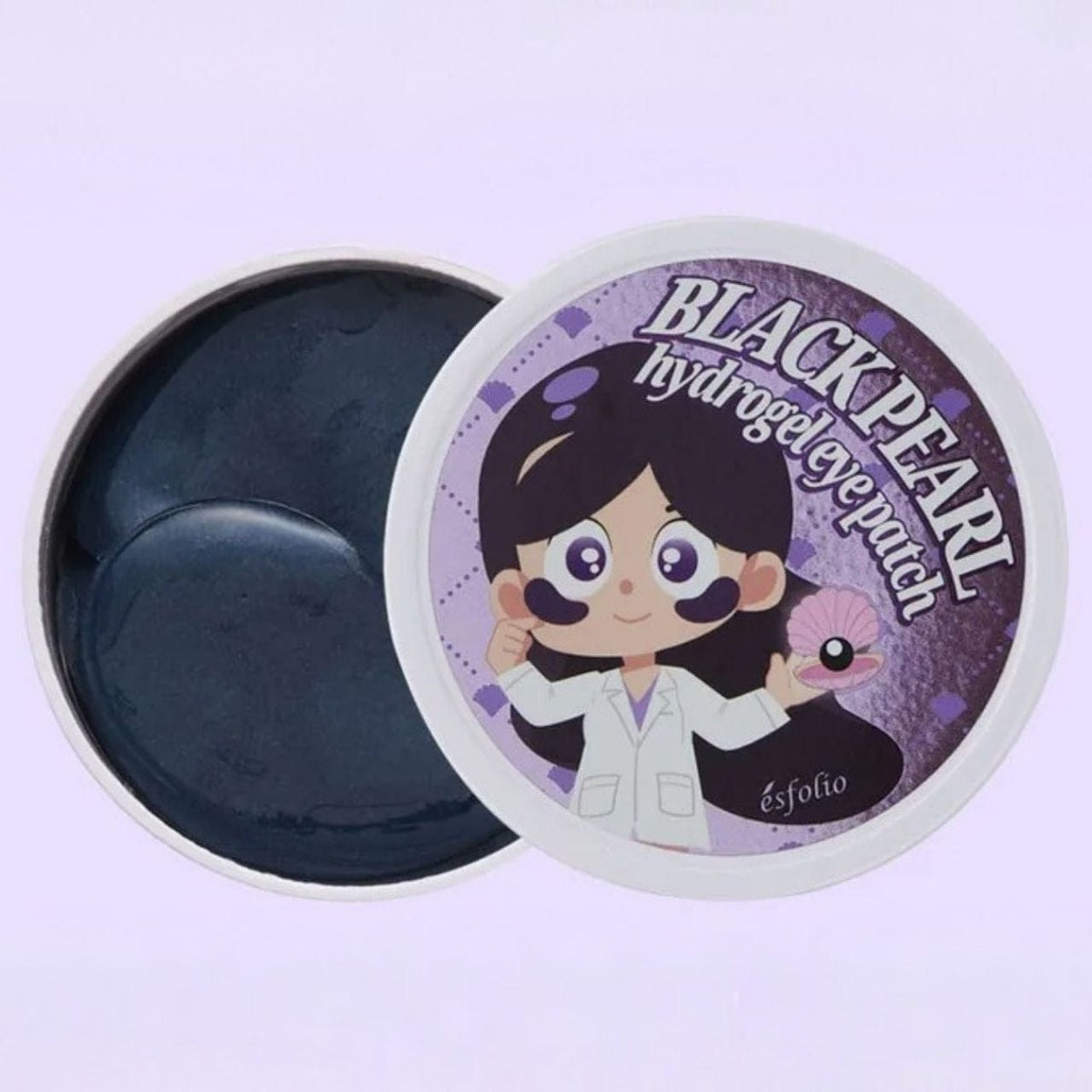 Esfolio Black Pearl Eye Patches - 60 Pieces