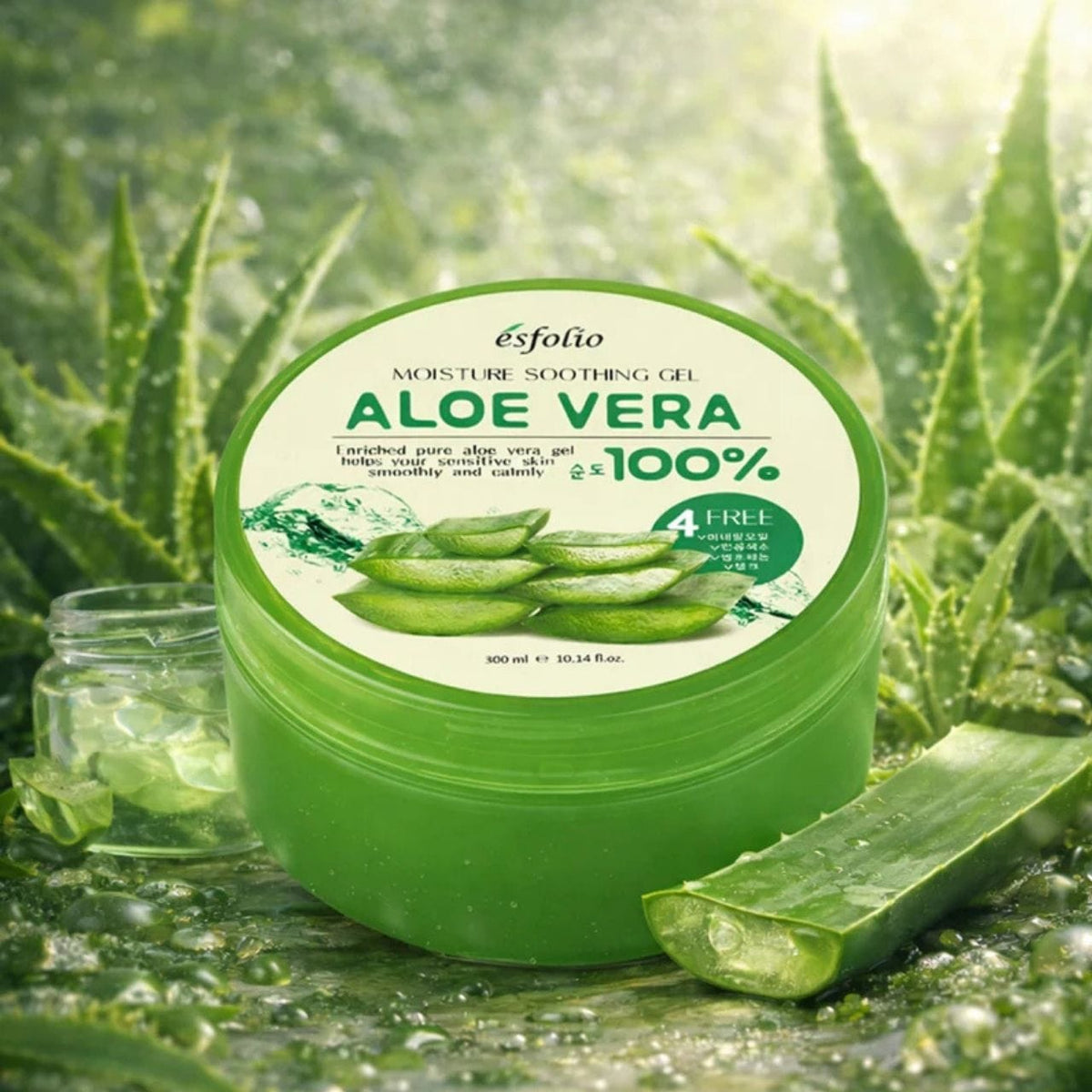 Esfolio Moisture Soothing Gel Aloe Vera - 300 ml