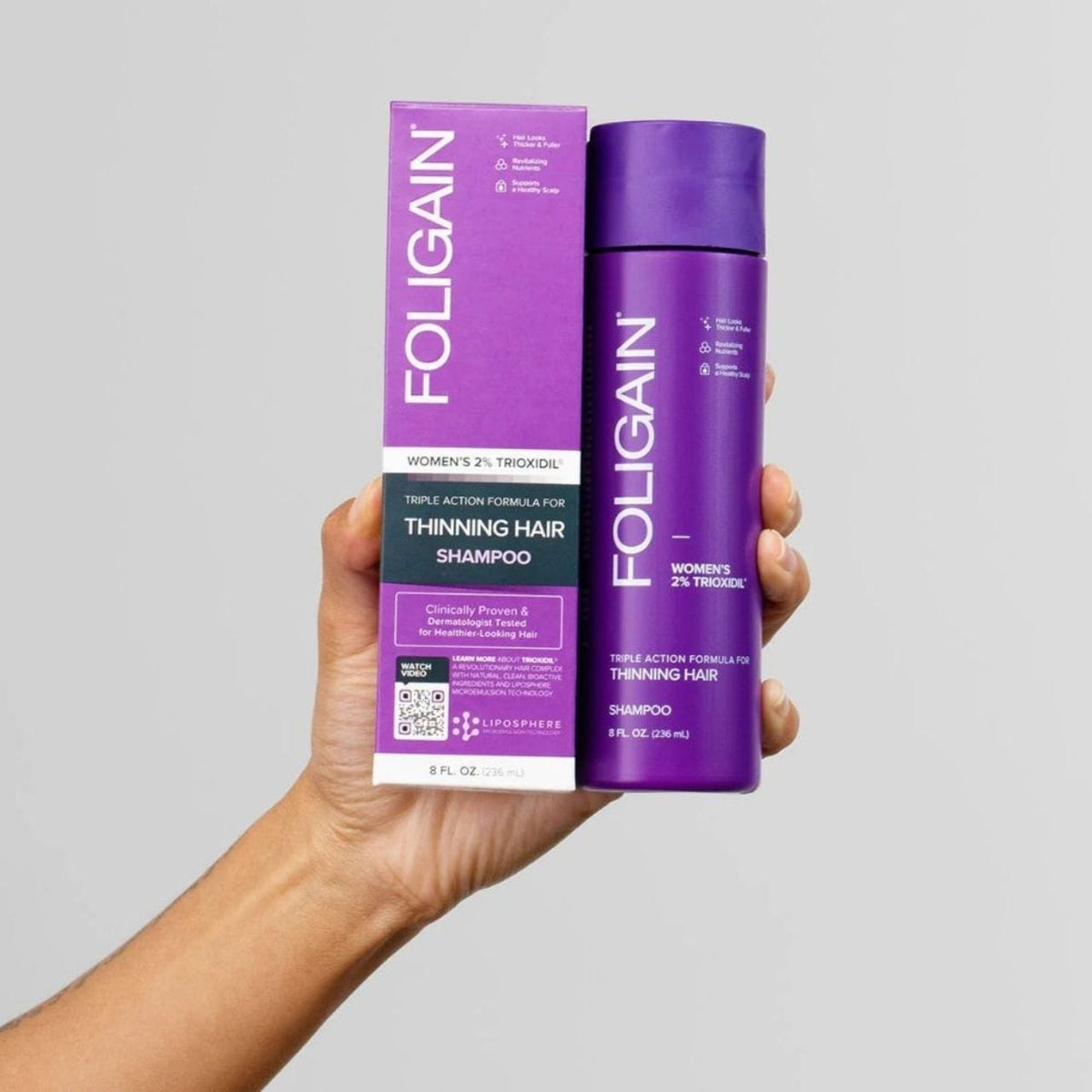 Foligain Shampoo for Thinning Hair for Women - 236 ml