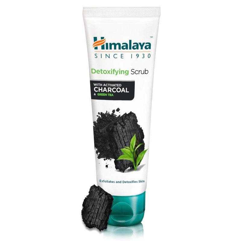 Himalaya Detoxifying Scrub with Activated Charcoal + Green Tea - 75 ml