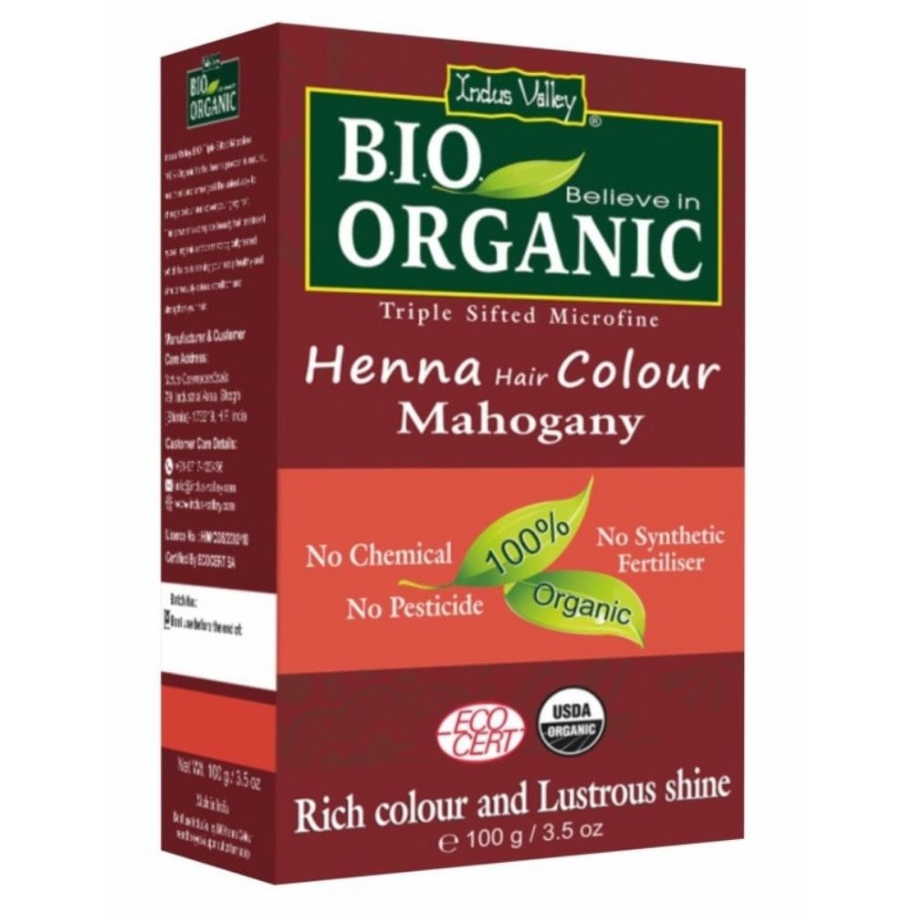 Indus Valley Henna Hair Colour Mahogany - 100 g