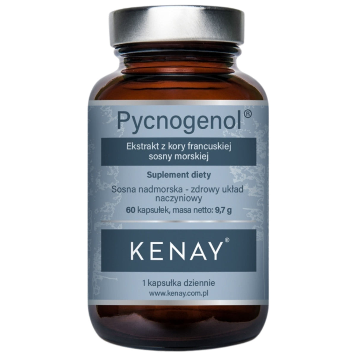 Kenay Pycnogenol® French Maritime Pine Bark Extract - 60 Capsules