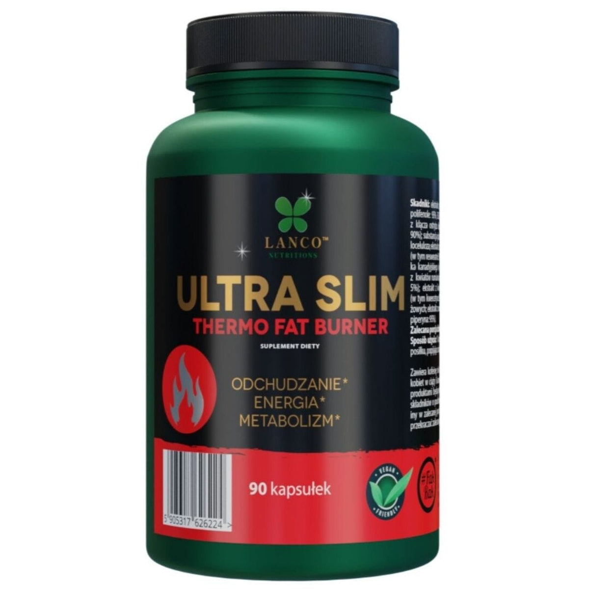 Lanco Nutritions Ultra Slim Thermo Fat Burner - 90 Capsules