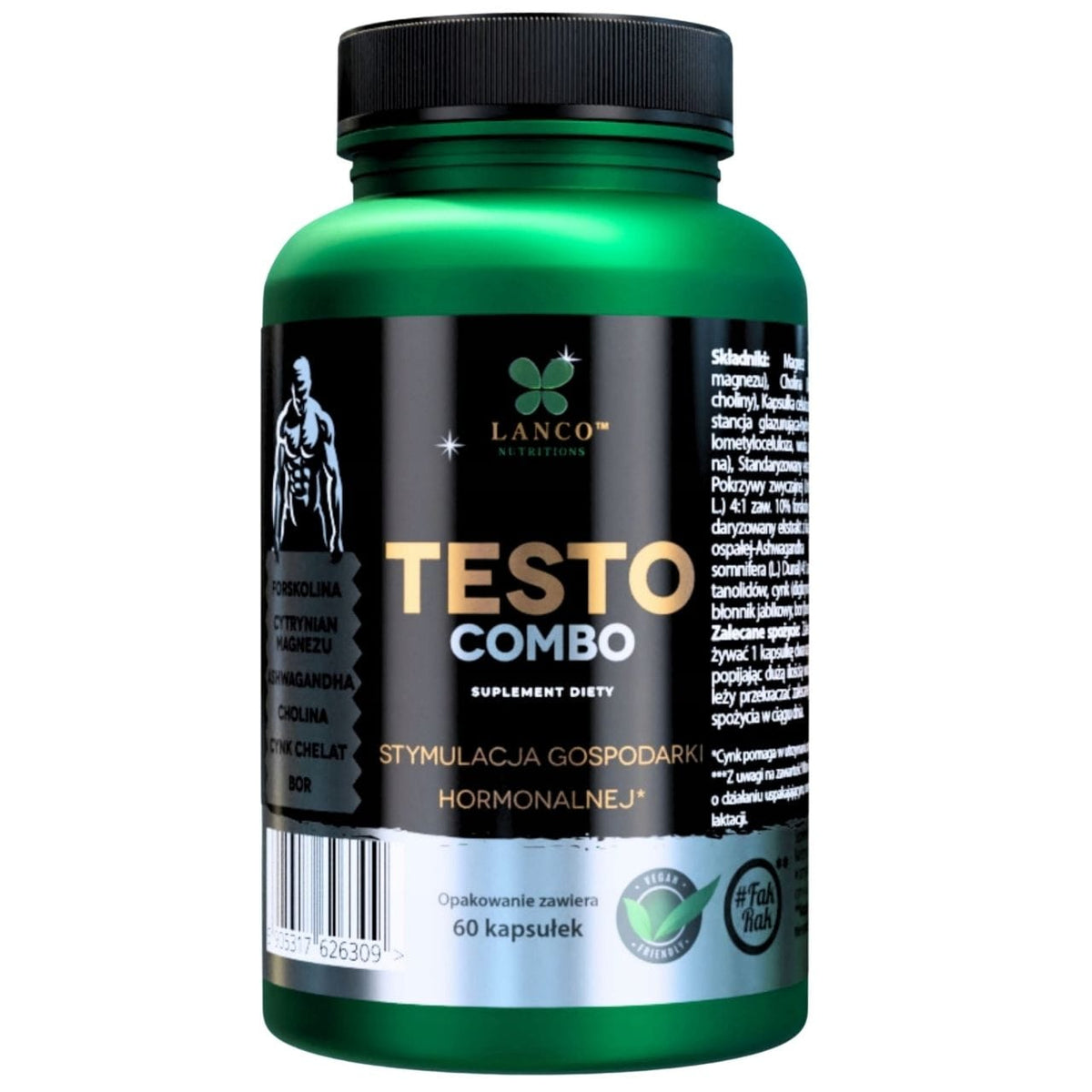 Lanco Testo Combo Testosterone - 60 Capsules