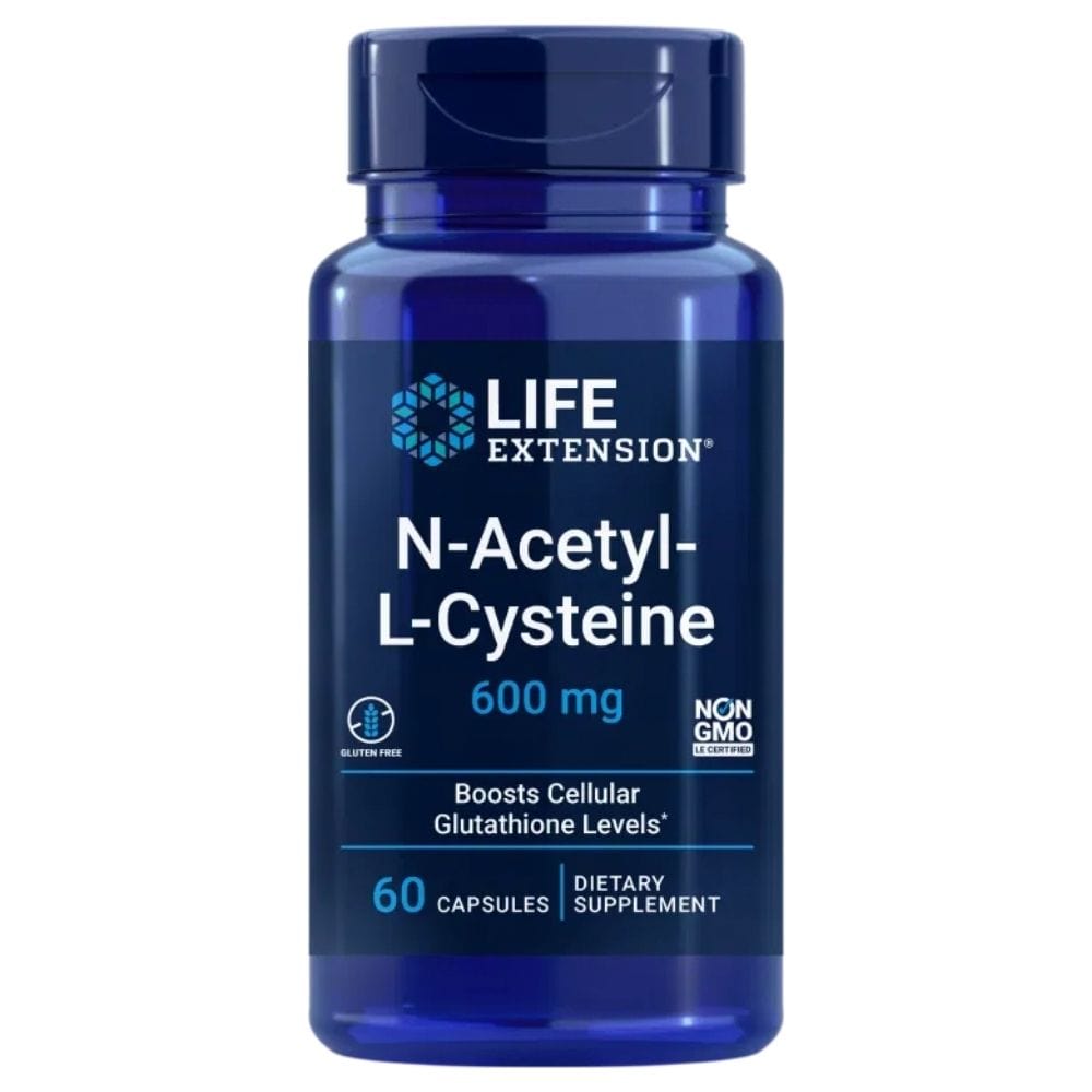 Life Extension N-Acetyl-L-Cysteine (NAC) 600 mg - 60 Capsules