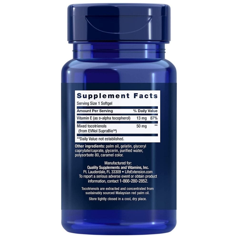Life Extension Super Absorbable Tocotrienols - 60 Capsules