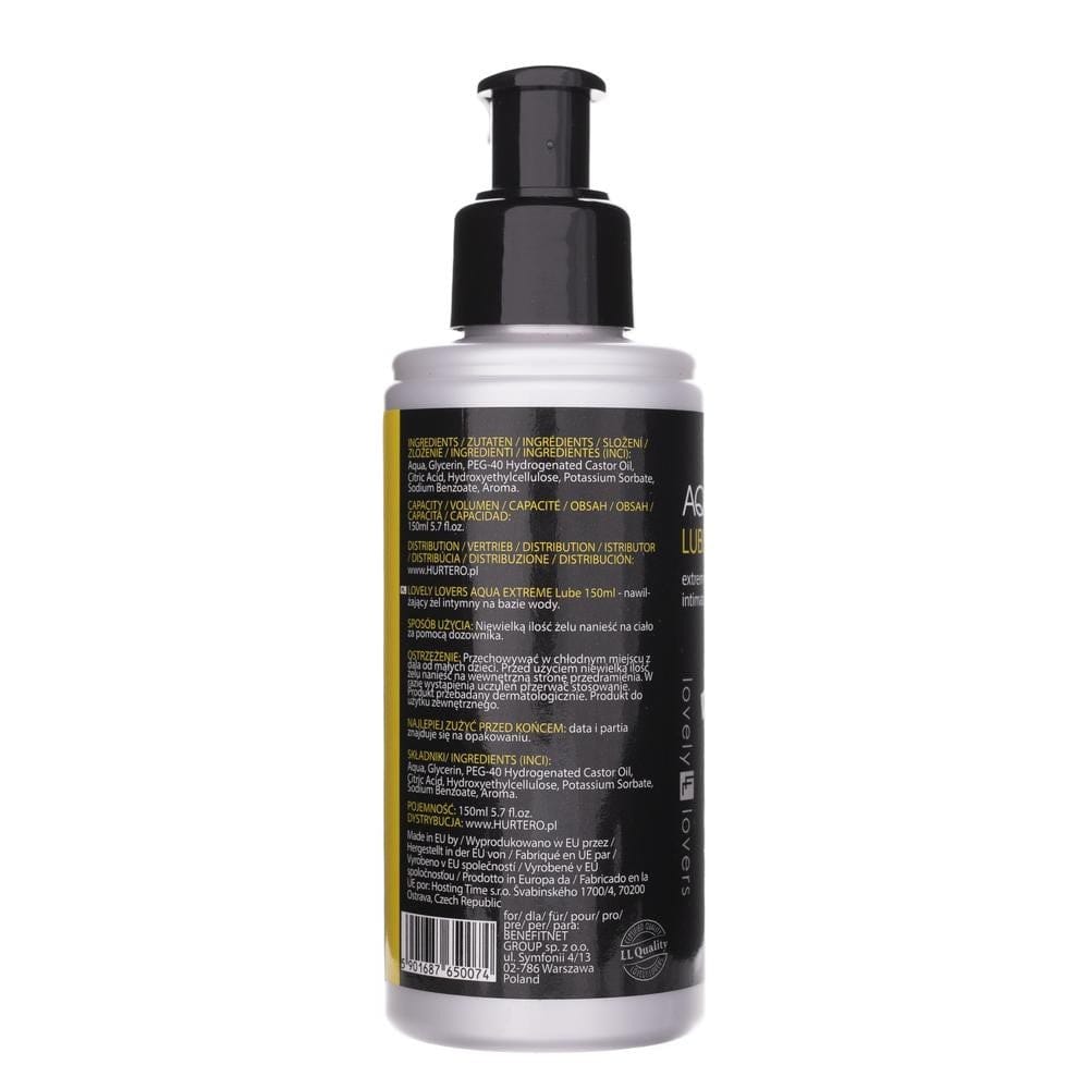 Lovely Lovers Aqua Extreme Lube Anal and Vaginal Gel - 150 ml