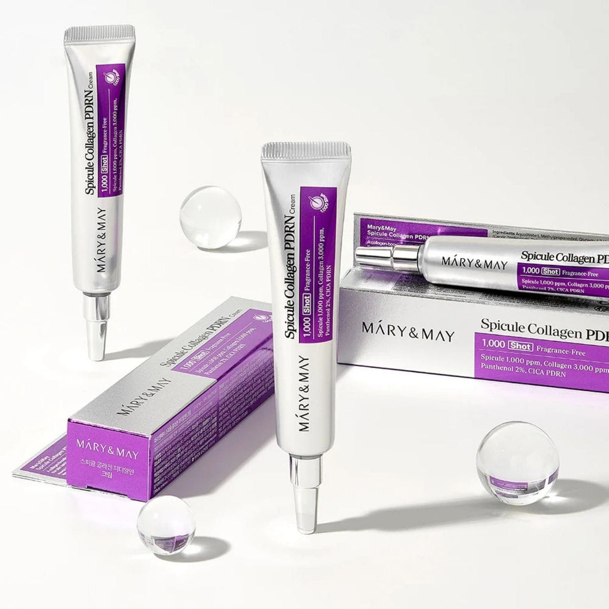 Mary&May Spicule Collagen PDRN Anti-Ageing Cream - 15 g
