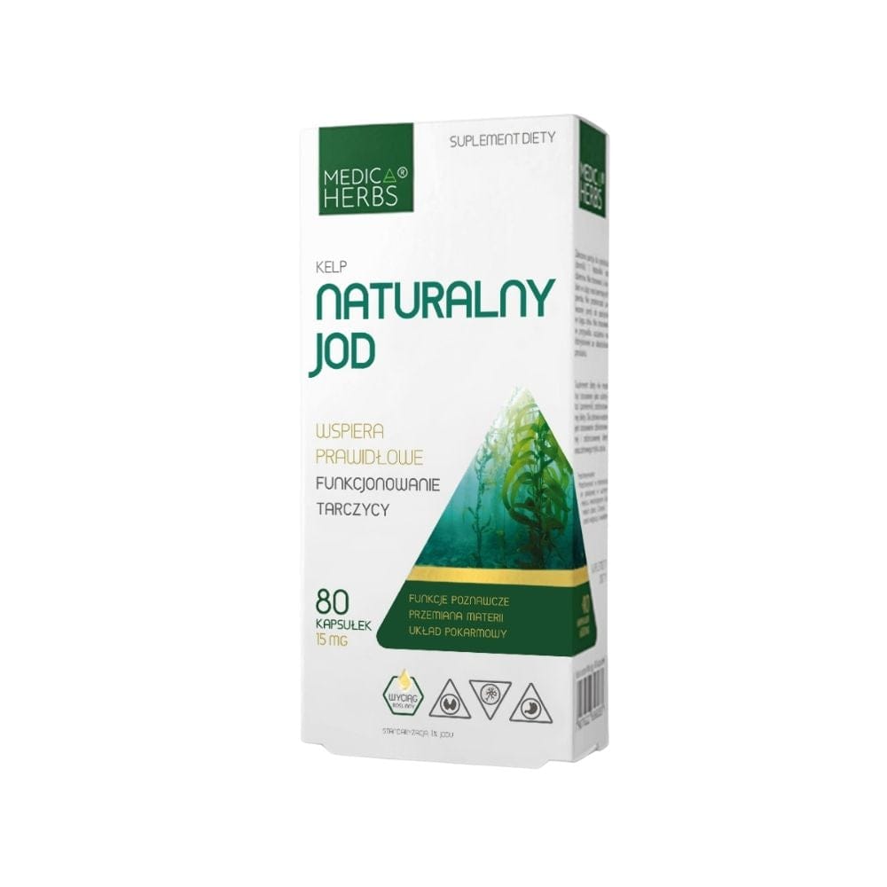 Medica Herbs Natural Kelp - 80 Capsules