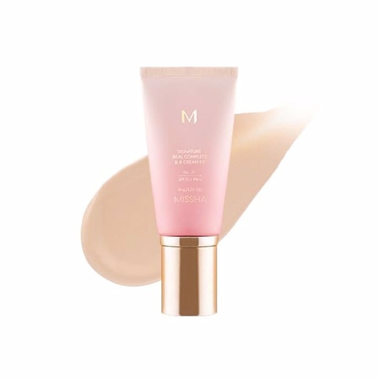 Missha M Signature Real Complete BB Cream No 21 Light Beige - 45 ml