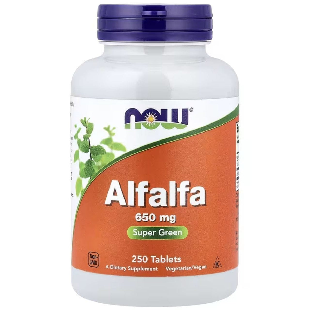 Now Foods Alfalfa 650 mg - 250 Tablets