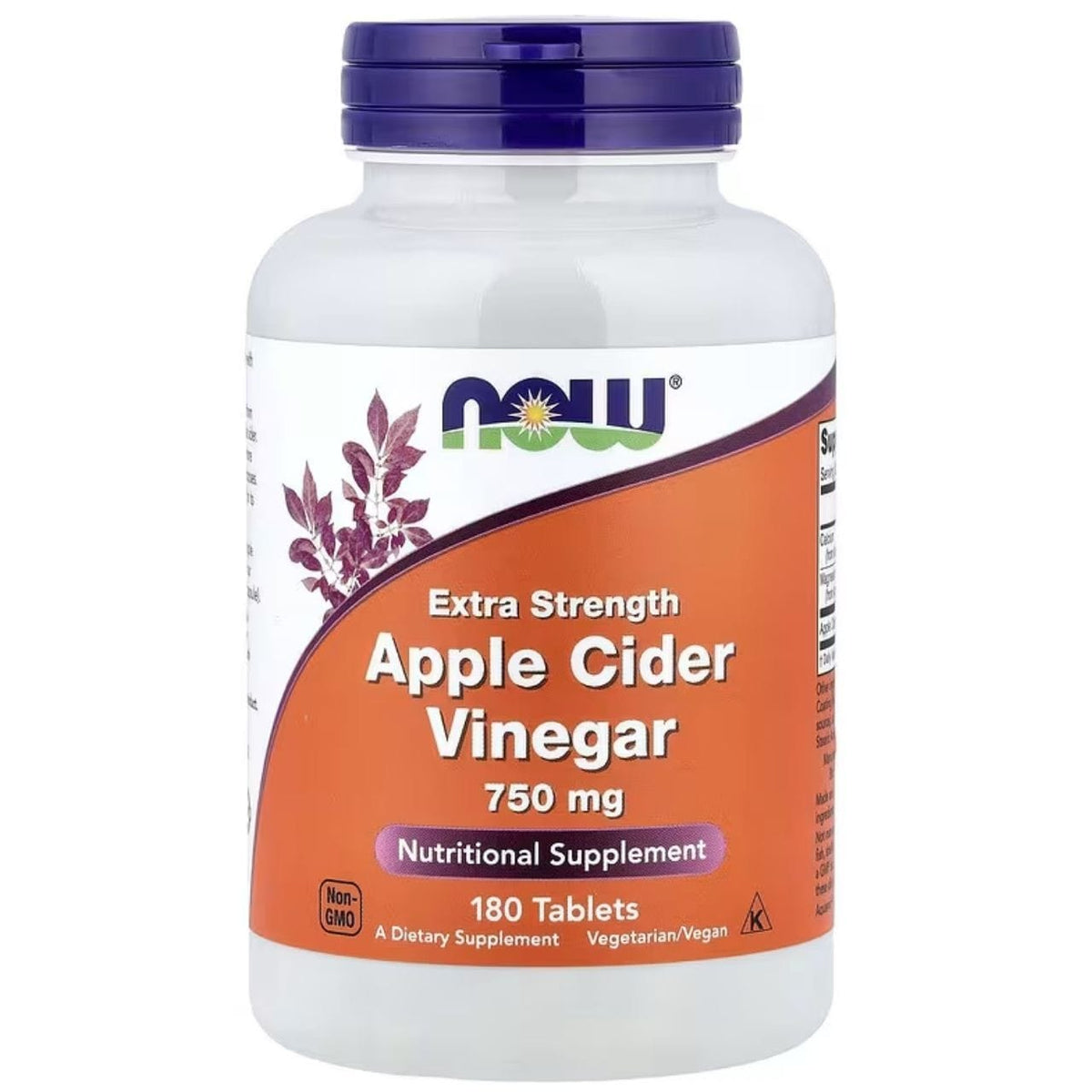 NOW Foods Apple Cider Vinegar Extra Strength - 180 Tablets