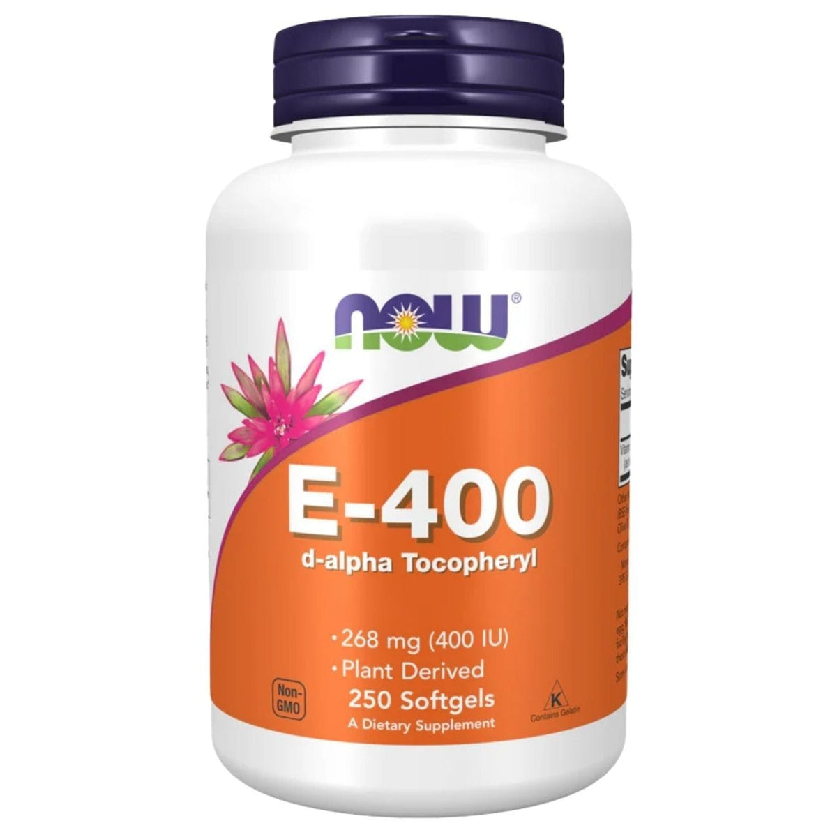Now Foods Vitamin E 400 IU Natural - 250 Capsules