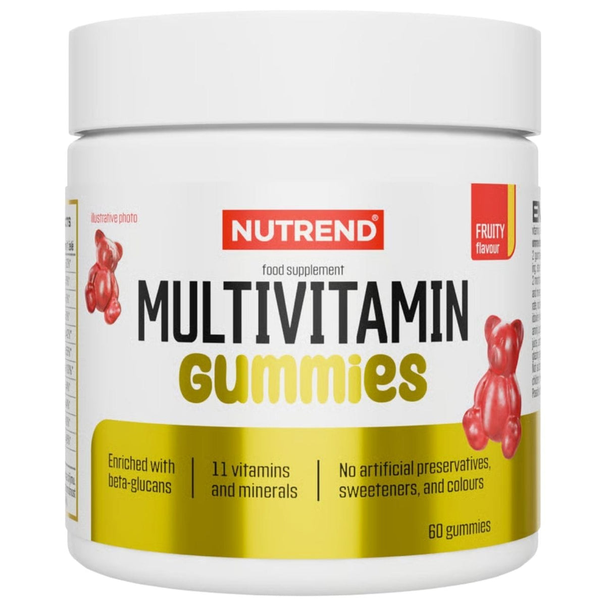 Nutrend Multivitamin Gummies, Fruit - 60 Gummies