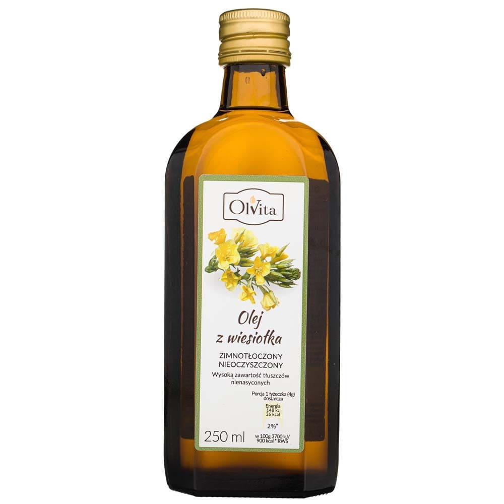 Olvita Cold-Pressed Evening Primrose Oil Unpurified - 250 ml
