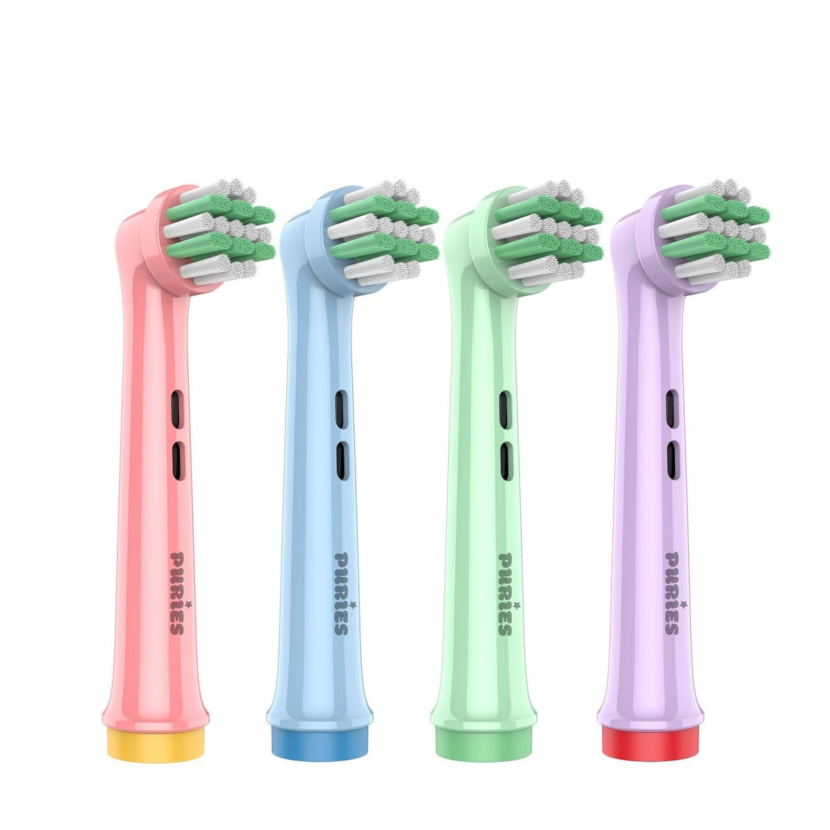 Puries Kids Electric Toothbrush Heads for Oral-B - 4 Pieces