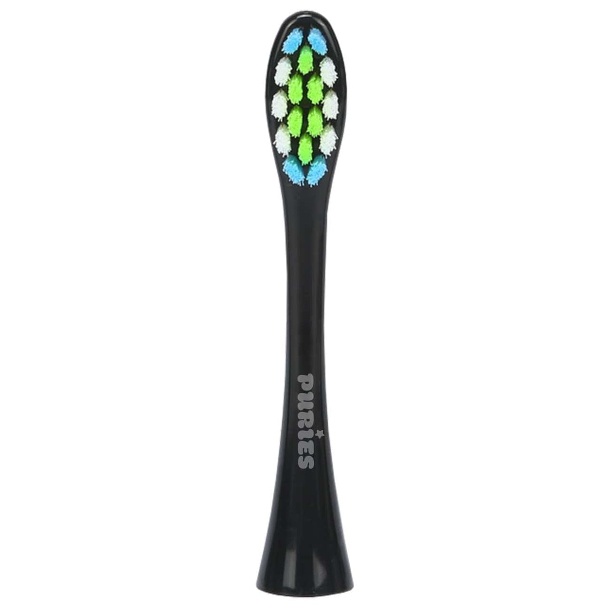 Puries Wave Black Electric Toothbrush Heads for Oclean - 4 Pieces