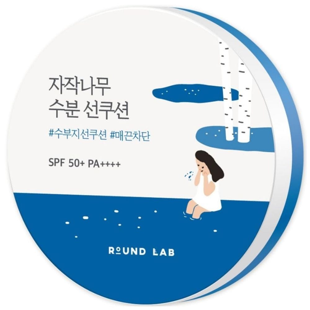 Round Lab Birch Juice Moisturizing Sun Cushion SPF 50+ PA++++ - 15 g