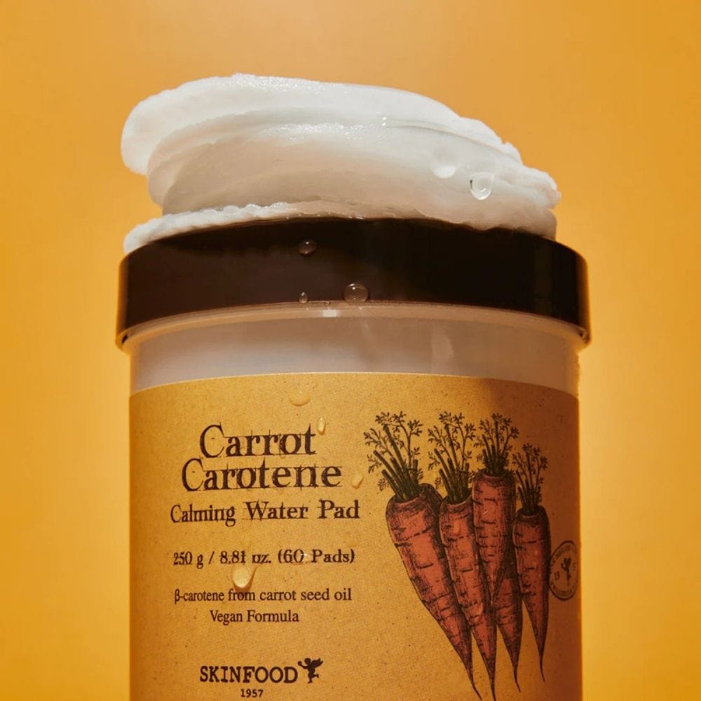 SkinFood Carrot Caroten Calming Water Pads - 60 Pieces