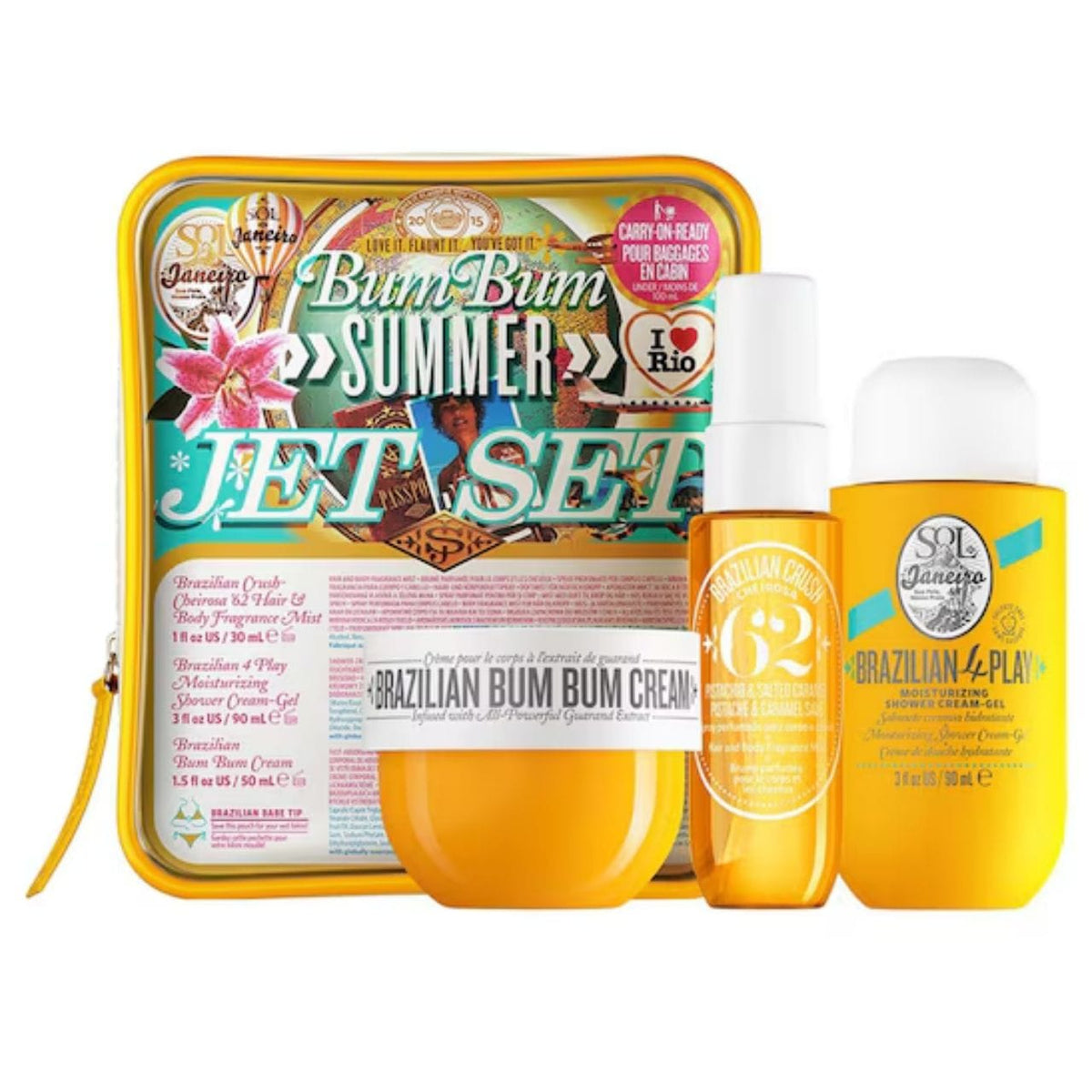 Sol de Janeiro Brazilian Bum Bum Jet Set - 3 Pieces