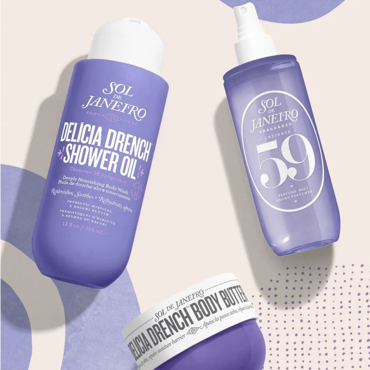 Sol de Janeiro Delicia Drench Jet Set - 3 Pieces