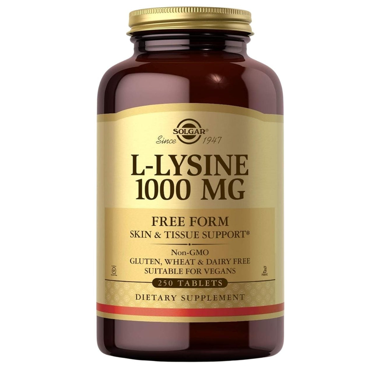 Solgar L-Lysine 1000 mg - 250 Tablets