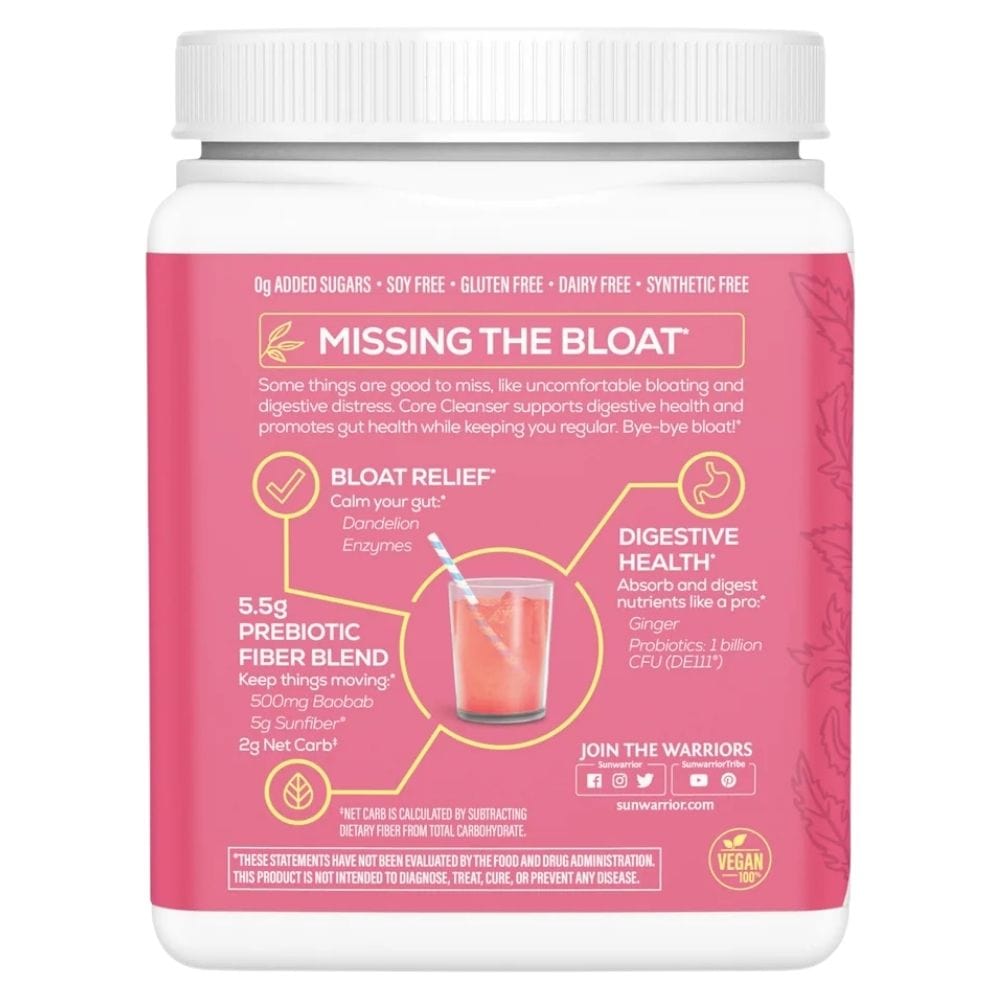 Sunwarrior Shape Core Cleanser, Pineapple and Vanilla - 270 g