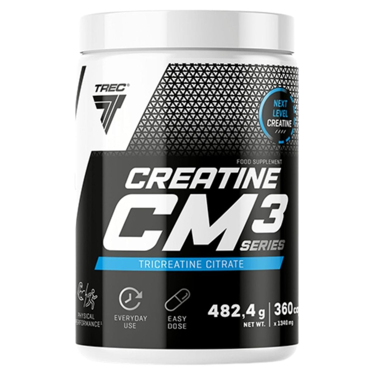 Trec Nutrition Creatine CM3, Creatine Citrate - 360 Capsules