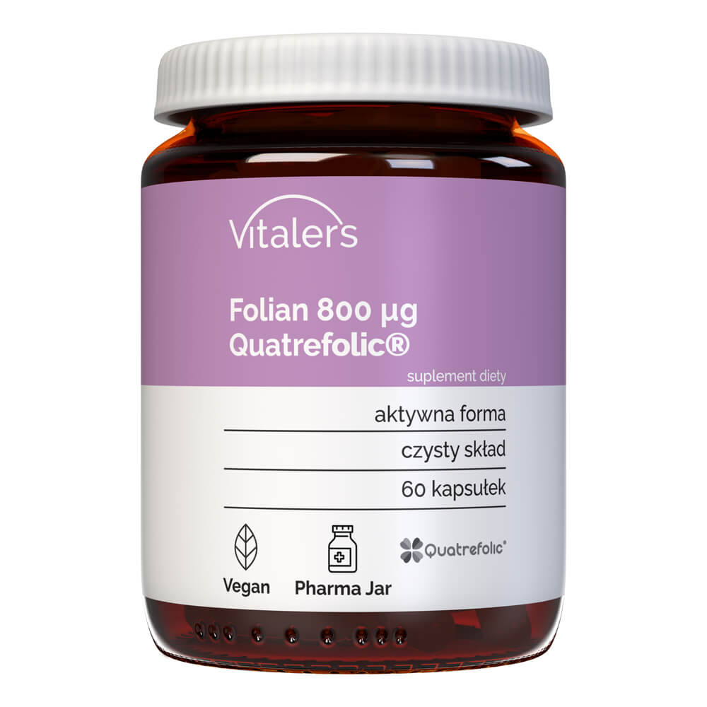Vitaler's Folic Acid (Vitamin B9) 800 mcg - 60 Capsules