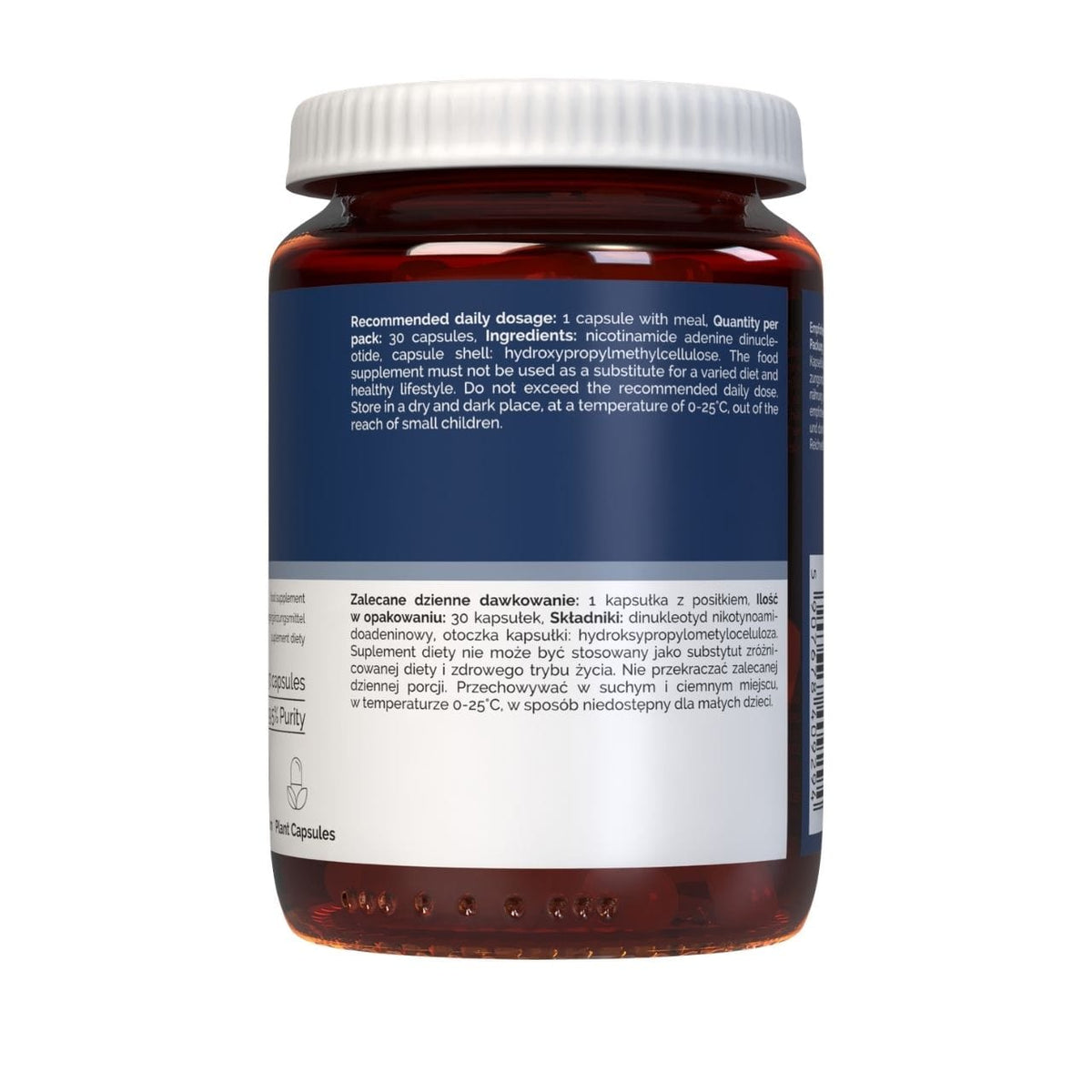 Vitaler’s NAD+ 500 mg – 30 Capsules