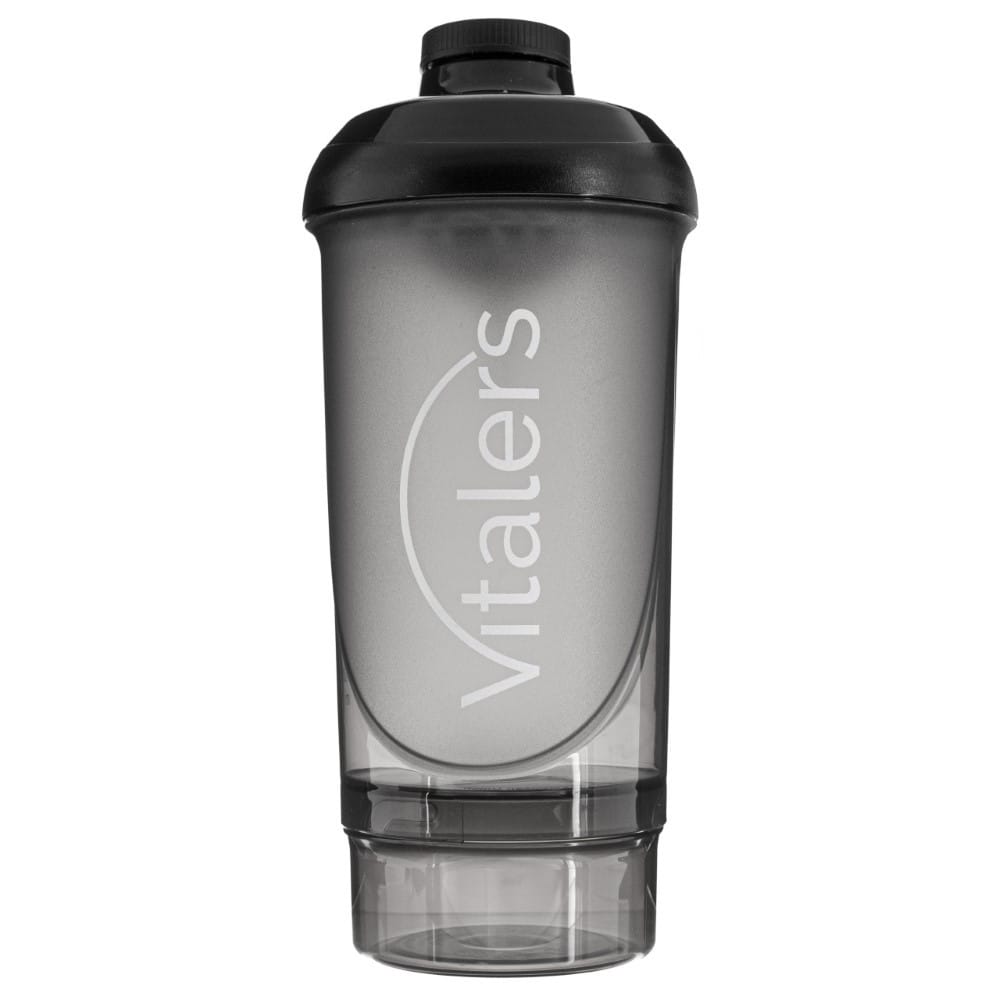Vitaler's Shaker with Strainer, Black - 500 ml + 150 ml
