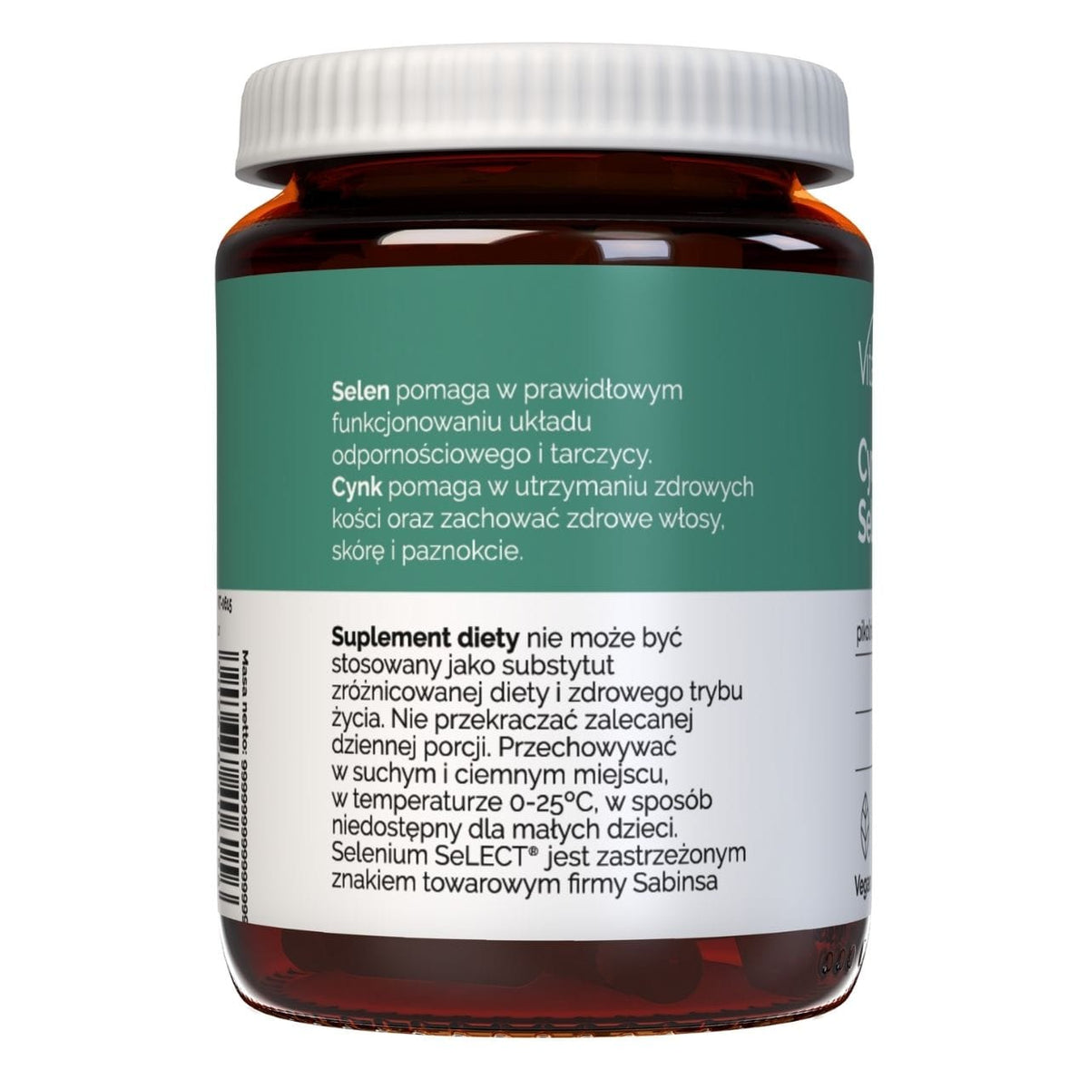 Vitaler's Zinc 15 mg + Selenium 200 mcg - 120 Capsules