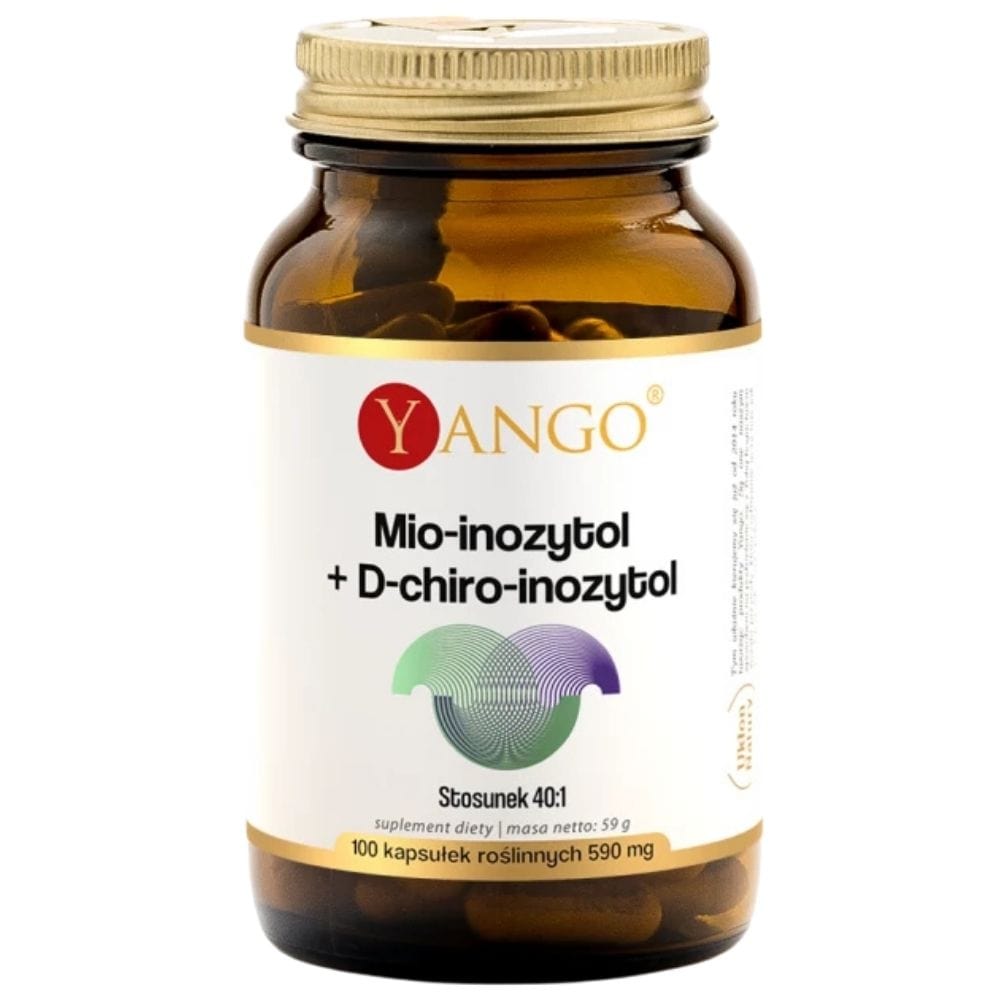 Yango Myo-Inositol + D- Chiro-Inositol - 100 Capsules