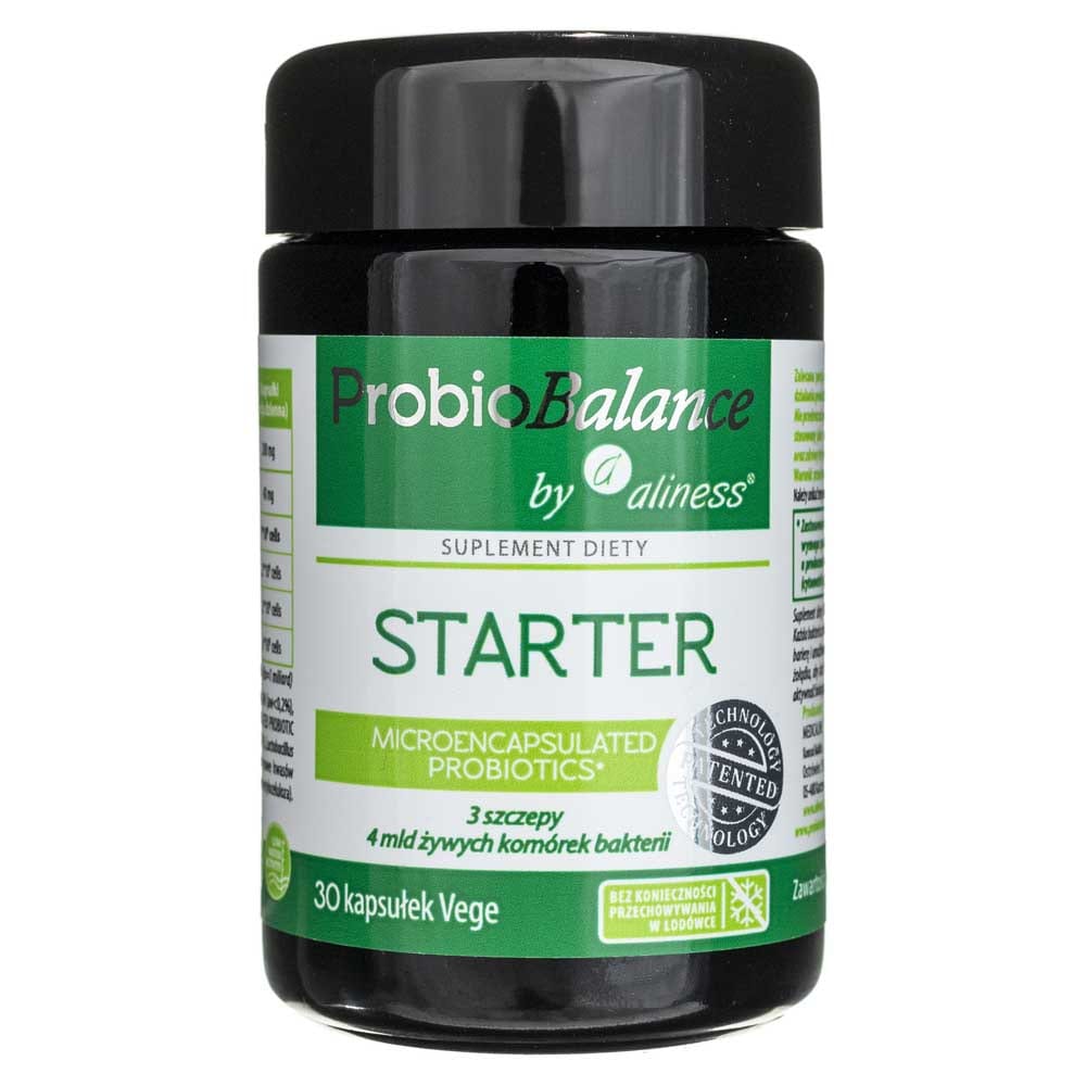 Aliness ProbioBalance Starter Balance Probiotics & Prebiotics - 30 Veg Capsules